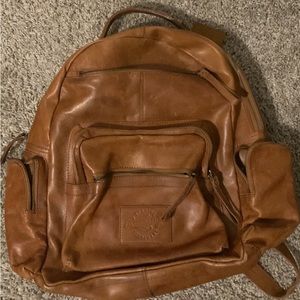 Rawlings leather backpack